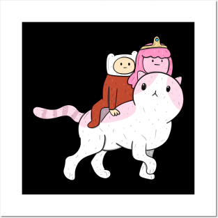 Finn and Princess Bubblegum on Timmy Posters and Art